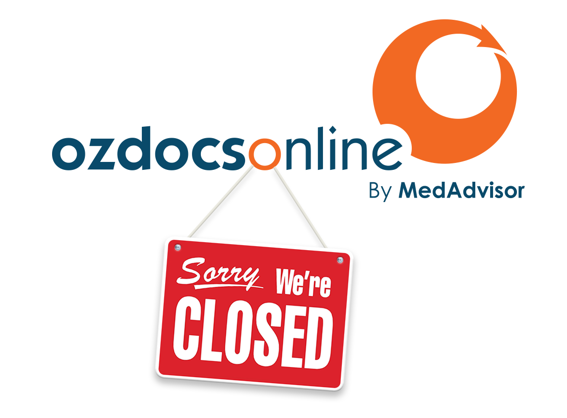 Ozdocs is closed